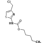 CAS 登录号：500208-39-9， 戊基[4-(氯甲基)-1,3-噻唑-2-基]氨基甲酸酯