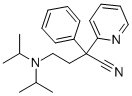 CAS 登录号:5005-46-9, 4-(二异丙基氨基)-2-苯基-2-(2-吡啶基)-丁腈