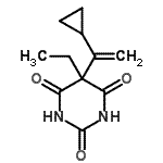 CAS#: 500535-07-9, 5-(1-Cyclopropylvinyl)-5-Ethyl-2,4,6(1H,3H,5H)-Pyrimidinetrione