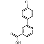 CAS 登录号：500586-44-7， 2-(4-氯苯基)异烟酸