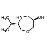 CAS#: 500708-41-8, (3S,6R)-3-Isopropyl-1,4-Oxazepan-6-Ol