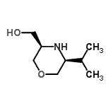 CAS#: 500708-43-0, [(3R,5S)-5-Isopropyl-3-Morpholinyl]Methanol