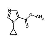 CAS 登录号：500886-84-0， 甲基1-环丙基-1H-咪唑-5-羧酸酯