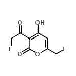 CAS#: 501124-24-9, 3-(Fluoroacetyl)-6-(Fluoromethyl)-4-Hydroxy-2H-Pyran-2-One