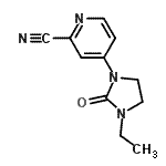 CAS 登录号：501379-62-0， 4-(3-乙基-2-氧代-1-咪唑烷基)-2-吡啶甲腈
