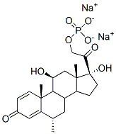 CAS#: 5015-36-1, (6alpha,11beta)-11,17-Dihydroxy-6-Methyl-21-(Phosphonooxy)-Pregna-1,4-Diene-3,20-Dione Disodium Salt