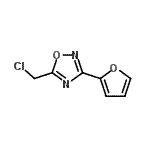 CAS#: 501653-22-1, 5-(Chloromethyl)-3-(2-Furyl)-1,2,4-Oxadiazole