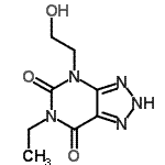 CAS#: 501655-67-0, 6-Ethyl-4-(2-Hydroxyethyl)-2H-[1,2,3]Triazolo[4,5-d]Pyrimidine-5,7(4H,6H)-Dione