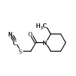 CAS 登录号：501915-97-5， 2-(2-甲基-1-哌啶基)-2-氧代乙基硫氰酸酯