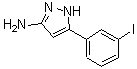 CAS#: 502132-87-8, 5-(3-Iodophenyl)-1H-Pyrazol-3-Amine