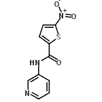 CAS#: 502187-68-0, 5-Nitro-N-(3-Pyridinyl)-2-Thiophenecarboxamide