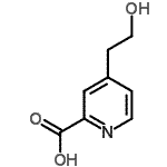 CAS 登录号：502509-10-6， 4-(2-羟基乙基)-2-吡啶羧酸