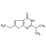 CAS#: 502649-06-1, 6-Ethyl-2-Isopropylthieno[2,3-d]Pyrimidin-4(1H)-One