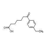 CAS#: 502651-42-5, 7-(4-Ethylphenyl)-7-Oxoheptanoic Acid