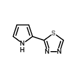 CAS#: 50269-84-6, 2-(1H-Pyrrol-2-Yl)-1,3,4-Thiadiazole