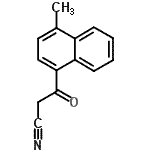 CAS 登录号：502924-66-5， 3-(4-甲基-1-萘基)-3-氧代丙腈