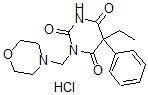CAS 登录号：50309-45-0， 1-(吗啉基甲基)苯巴比妥盐酸盐