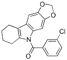 CAS#: 50332-22-4, 5-(3-Chlorobenzoyl)-6,7,8,9-Tetrahydro-5H-1,3-Dioxolo[4,5-b]Carbazole