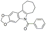 CAS#: 50332-35-9, 5,6,7,8,9,10-Hexahydro-5-Benzoylcyclohepta[b]-1,3-Dioxolo[4,5-f]Indole
