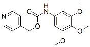 CAS 登录号：5034-56-0， 3,4,5-三甲氧基苯胺基甲酸 4-吡啶甲基酯