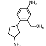 CAS#: 503457-44-1, 1-(4-Amino-2-Ethylphenyl)-3-Pyrrolidinamine