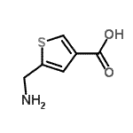 CAS#: 503469-38-3, 5-(Aminomethyl)-3-Thiophenecarboxylic Acid