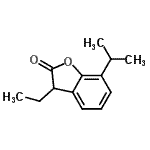 CAS 登录号：503545-27-5， 3-乙基-7-异丙基-1-苯并呋喃-2(3H)-酮