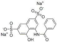 CAS 登录号:5045-22-7, 4-(苯甲酰基氨基)-5-羟基萘-2,7-二磺酸二钠