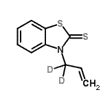 CAS#: 50463-21-3, 3-[(1,1-<Sup>2</Sup>H<Sub>2</Sub>)-2-Propen-1-Yl]-1,3-Benzothiazole-2(3H)-Thione