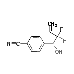 CAS#: 505068-89-3, 4-[(1R)-2,2-Difluoro-1-Hydroxy-3-Buten-1-Yl]Benzonitrile
