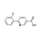 CAS#: 505082-91-7, 6-(2-Fluorophenyl)Nicotinic Acid