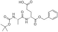 CAS 登录号：50515-48-5， 叔丁氧羰基-丙氨酰-D-谷氨酸苄酯