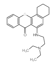 CAS 登录号:50536-91-9, 1-(beta-二乙基氨基乙胺)-3,4-环己烯并噻吨酮