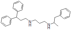 CAS#: 50597-63-2, N-(3,3-Diphenylpropyl)-N-(1-methyl-2-phenylethyl)-1,3-propanediamine
