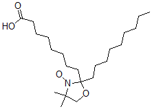 CAS 登录号：50613-97-3， 9-(4',4'-二甲基-3'-氧代恶唑烷-2'-基)硬脂酸