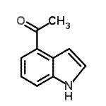 CAS#: 50614-86-3, 1-(1H-Indol-4-Yl)Ethanone