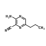 CAS#: 50627-23-1, 3-Amino-6-Propyl-2-Pyrazinecarbonitrile