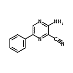 CAS#: 50627-25-3, 3-Amino-6-Phenyl-2-Pyrazinecarbonitrile