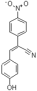 CAS 登录号：50632-39-8， (2Z)-3-(4-羟基苯基)-2-(4-硝基苯基)丙烯腈