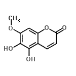 CAS#: 50656-75-2, 5,6-Dihydroxy-7-Methoxy-2H-Chromen-2-One