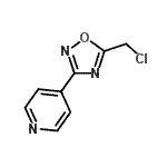 CAS 登录号：50737-35-4， 4-[5-(氯甲基)-1,2,4-恶二唑-3-基]吡啶