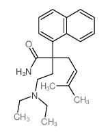 CAS#: 50765-89-4, alpha-[2-(Diethylamino)Ethyl]-alpha-(3-Methyl-2-Butenyl)-1-Naphthaleneacetamide