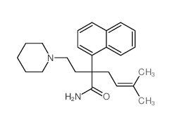 CAS#: 50765-91-8, alpha-(3-Methyl-2-Butenyl)-alpha-(1-Naphtyl)-1-Piperidinebutyramide