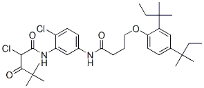 CAS#: 50771-78-3, N-[5-[[4-[2,4-Bis(1,1-Dimethylpropyl)Phenoxy]-1-Oxobutyl]Amino]-2-Chlorophenyl]-2-Chloro-4,4-Dimethyl-3-Oxovaleramide
