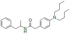 CAS#: 50794-03-1, 2-[4-(Dibutylamino)Phenyl]-N-(alpha-Methylphenethyl)Acetamide
