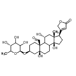 CAS#: 508-73-6, (3beta,5beta,8xi,9xi,11alpha)-3-[(6-Deoxy-beta-L-Glycero-Hexopyranosyl)Oxy]-5,11,14-Trihydroxy-19-Oxocard-20(22)-Enolide
