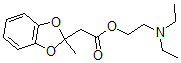 CAS#: 50836-12-9, 2-Diethylaminoethyl 2-Methyl-1,3-Benzodioxole-2-Acetate