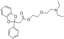 CAS#: 50836-16-3, 2-(2-Diethylaminoethoxy)Ethyl 2-Phenyl-1,3-Benzodioxole-2-Acetate