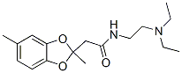CAS#: 50836-29-8, N-(2-Diethylaminoethyl)-2,5-Dimethyl-1,3-Benzodioxole-2-Acetamide
