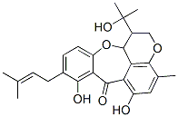 CAS#: 50875-10-0, 1,12alpha-Dihydro-6,8-Dihydroxy-1-(1-Hydroxy-1-Methylethyl)-4-Methyl-9-(3-Methyl-2-Butenyl)-[1]Benzopyrano[4,5-bc][1]Benzoxepin-7(2H)-One